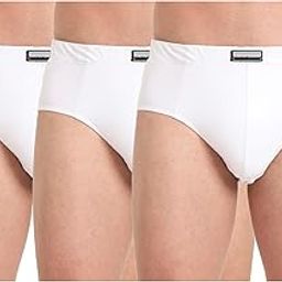 Brief for Mens - Cotton Spandex Fabric with Classic Fit - Regular Fit Solid Antimicrobial Briefs for Men - Pack of 3-image-95