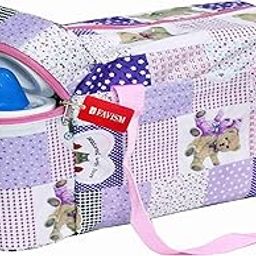ANNAPURNA SALES Baby Diaper Bag With Bottle Warmers Or Nappy Changing Bag With 2 Bottle Warmers - Purple (Unisex), Modern-image-16