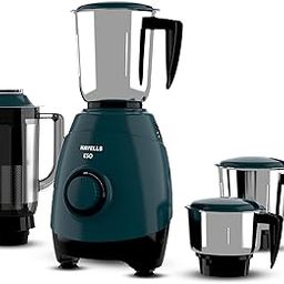 Havells ABS ESO 750W 4 JAR Mixer Grinder, Heavy and Wider Mouth SS Blades & Jars, All Jars with Handle & One Juicer Jar, Mixie For Kitchen, 2 Year Product & 5 Year Motor Manufacturer Warranty (Teal)-28
