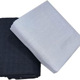 Combo Of Men's Poly Blend Shirt And Trouser Unstistched Fabrics Set (Multicolor_Freesize) 414-image-108