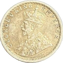 1934 British India Half Rupee Silver Coin, King George V, Rare-image-80
