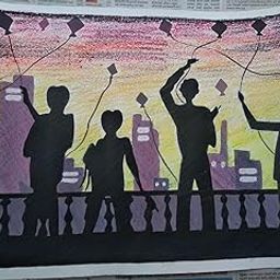 Kite Festival painting by Suyog Chaudhari For home decor-image-72