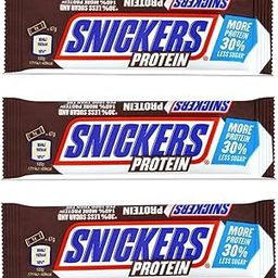 Snicker's Chocolate Protein Bar – More Protein Less Sugar – High protein bar with a layer of caramel and milk chocolate peanuts, 47g (Pack of 3)-image-6