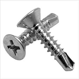 SHGM 8 x 25 mm 1 inch Self-Drilling Screws100 pcs + 1 Nos Ph2 Screw Driver Bit Heavy Duty Zinc Plated Steel for Metal Wood and More Industrial Grade Screws pack of 101-picture-4
