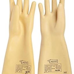 Indiana Jyot 11 Kv Electrical Rubber Hand Gloves (White), Pack of 1-image-62