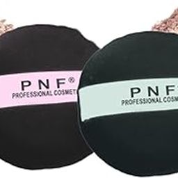 PNF PROFESSIONAL Makeup Powder Puff with Strap | Ultra Soft Washable | Pure Cotton Round Makeup Puff | for Loose Powder Mineral Powder for Woman Girl, BIG Size (Multicolored, 1 PCS)-picture-15
