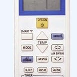 Universal Inverter AC Remote Control with LCD Display, Smart Mode, Timer Function, White-68