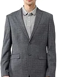 arrow Men's Zero Calorie Slim Fit Textured Blazer-picture-37