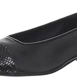 Women's FC-313 Flat Black Nappa/Black Squama Print Tip 10 B(M) US-image-91