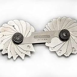 KRISTEEL | Radius Gauge - 1.0 mm.-7.0 mm. | 17 Blades | (Pack of 2) [Model-1512A]-image-55