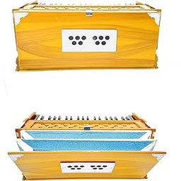 KHALSA MUSICAL Harmonium 440Hz Extra Height Long Sustain Sound Yoga Bhajan Kirtan Dj K.M-picture-31