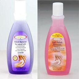 SOFSKIN (USA Brand) Acetone Nail Polish Remover & Cuticles Moisturizer Combo - Lavender (230 ml) & Strawberry (230 ml) = 460 ml-18
