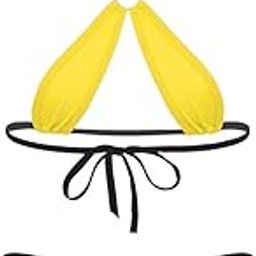 Women's Halter Neck Bikini Set, Metal Ring Detail, Tie-Back Design-picture-6