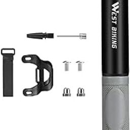 ATORSE Compact MTB Bike Pump Bicycle Tire Pump Air Inflator Accurate Inflation-image-10