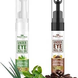 Nature Glow Herbal Under Eye Gel - Caffeine Roll On & Green Tea roll on | Brighten, De-Puff, and Renew Your Eyes pack of 2-30ml-image-86