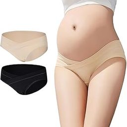 SHAPERXSoft Cotton Low Waist Maternity Panties – Seamless, Breathable Underwear for Women-image-5