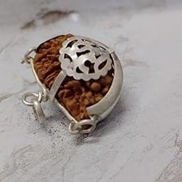 Rare Gems Gallery Premium A1+ Eka Mukhi Rudraksha Original Certificate Blessed by Lord Shiva 1 Mukhi Rudrakshaa Locket with Cap Ek Mukhi Kaju Dana Rudraksham రుద్రాక్ష एक मुखी रुद्राक्ष ओरिजनल नेपाल-image-0