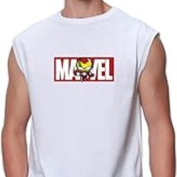 bewakoof Men's Loose Fit Vest-picture-15