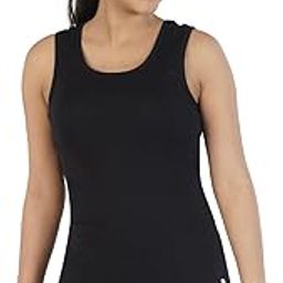 Colors Playsure Solid 100% Combed Cotton Rib Fabric, Women's Standard Fit Tank Top, Sleeveless Pack of 1-image-29
