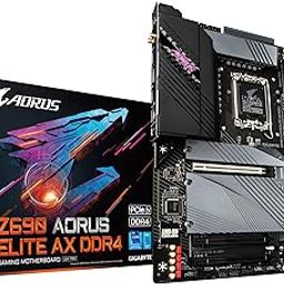 GIGABYTE Z690 AORUS Elite AX DDR4 (LGA 1700/ Intel Z690/ ATX/ DDR4/ Quad M.2/ PCIe 5.0/ USB 3.2 Gen2X2 Type-C/WiFi 6/2.5GbE LAN/Gaming Motherboard)-25