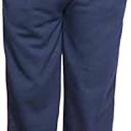 Mens Fleece Warm Wool Lower/Track Pants with Side Pocket for Winter_Blue_Size-42-image-54