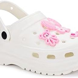 Greentech Casual Charms Jumbo Clogs for Women I Cushioned Footbed I Extra Soft Padded Foam I Slip on Sandals I Perfect for Rainy Season I Fashion I Waterproof I Comfortable-53