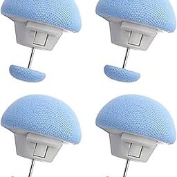 SKDBPM Clips Mushroom Cover Pins Cotton Quilt Fixer Duvet Fasteners Grippers Anti-Movement Bed Clamps Sheet Holder for Socks Curtains Cove Fixing Clips (Pack of 4)-19