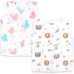 Newborn Baby Jhabla Unisex – Organic Cotton Muslin Top | Soft & Breathable for Summer | Multiple Cute Prints | Infant Wear for Boys & Girls | Pack of 1-image-60