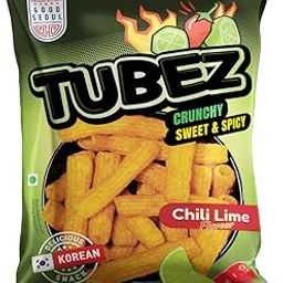 Good Seoul Tubez Chili Lime Flavour • Crunchy • Sweet & Spicy • Delicious Korean Snack, 3 oz ℮ 85 g-image-67
