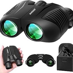 WRNRN 15x25 Compact Binoculars for Adults & Kids, High Power Binoculars with Clear Vision, Waterproof for Bird Watching, Travel & Wildlife with Carrying Case & Neck Strap-13