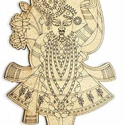 Adikala Shreenath ji Engraved Cutout Design | Diwali | Dussehra | Room Decor | Festival Gift | for DIY Craft 6.INCH-picture-27