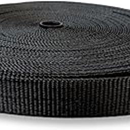 Maverick Straps 2 inch (50mm) Wide Polypropylene Webbing/Niwar or Flat Strip for Collars, Leashes, Diving Gear, Sports Gear, Bag Belt, Hiking, DIY Projects (Black, 2 inch, 5mtr)-34