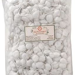 Round Cotton Wicks for Diya, GOL Batti for Puja, 1000 Pieces (Pack of 1, White)-image-92