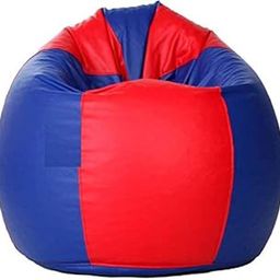 Blue red Bean Bag Cover with Blue Stool XXL - TRUE 2 F-image-21