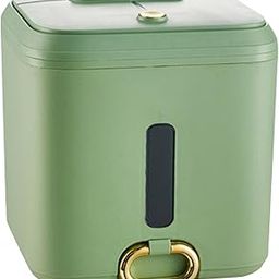 15kg Rice Storage Bin Flour Storage Container for Kitchen Home Light Green-image-71