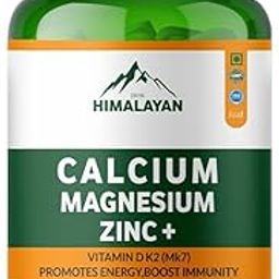 Divya Himalayan Calcium Magnesium Zinc Tablets | Bone & Immune Support | 60 Vegan Tablets | Non-GMO, Gluten-Free-image-88