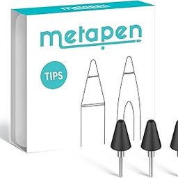 Metapen Tips (3pcs, Black) - Only Compatible with Metapen Stylus Pen M1 / M2 for Surface and G1 for Chromebook with USI Support - TIP302-image-47