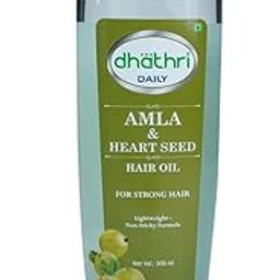 Dhathri Amla & Heart Seed Hair Oil - For Strong Hair - Lightweight & Non-Sticky Formula - 300 ml (300ml)-image-27