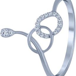 p.c. chandra jewellers 14k (585) White Gold and Diamond Ring for Women-picture-25