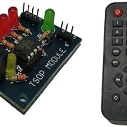 Wireless TSOP Module (4-Bit Module) with IR Remote for Raspberry Pi, DSP, AVR, PIC, 8051-88