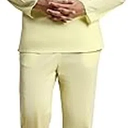Amazon Brand - Anarva Anarva Men's Cotton 2 Pieces Set Ethnic Wear Shirt Long Sleeve And Casual Beach Pants Yoga Outfits-picture-1