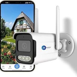 Maizic Smarthome BulletX 4MP Full HD WiFi Outdoor CCTV Camera | 360° Coverage, 10X Zoom, Color Night Vision, Motion Detection, 2-Way Audio, SD Card Support (Up to 128GB)-12