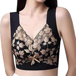 Women’s Full Coverage Push Up Bra with Front Pushup Adjustable Hook, Seamless, Longline High Support Sports Bra for Workout Gym and Yoga Bralette Bras-picture-13