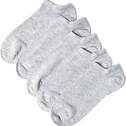 Men & Women Low Cut Socks Pack Of 5-image-82