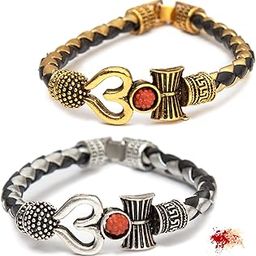Bracelet Rakhi for Brother with Tilak Material - Pack of 2 Rakhi For Men-image-43