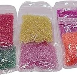 SNOOGG Stones 10 Colors Set 100 GRAM Each .Crushed Irregular Stones for Craft DIY Vase, geode, Filler Epoxy Resin Decoration-image-14