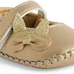 Buckled Closure Bellies With Bow For Baby Girl's-image-44
