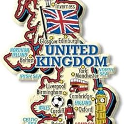 United Kingdom Map Fridge Magnet – UK Souvenir with London, Scotland, Ireland, Wales – Wooden Travel Gift for Tourists, Fridge Decor, Collectible for Home & Office,Tourist Souvenir-image-41