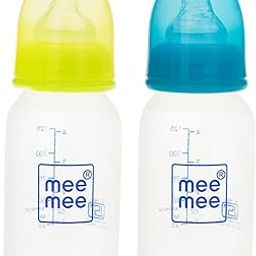 Mee Mee Premium Baby Feeding Bottle (125 ml, Blue & Green)-19