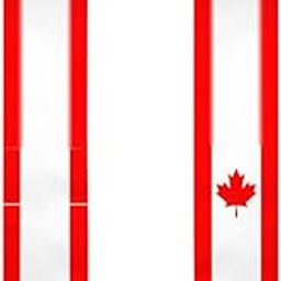 Canada Flag Graduation Shawl Sash Stole Wraps Scraf For International Study Pride Women Men-image-47
